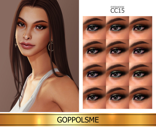 GPME-GOLD Eyeshadow CC 15Download at GOPPOLSME patreon ( No ad )Access to Exclusive GOPPOLSME Patreo