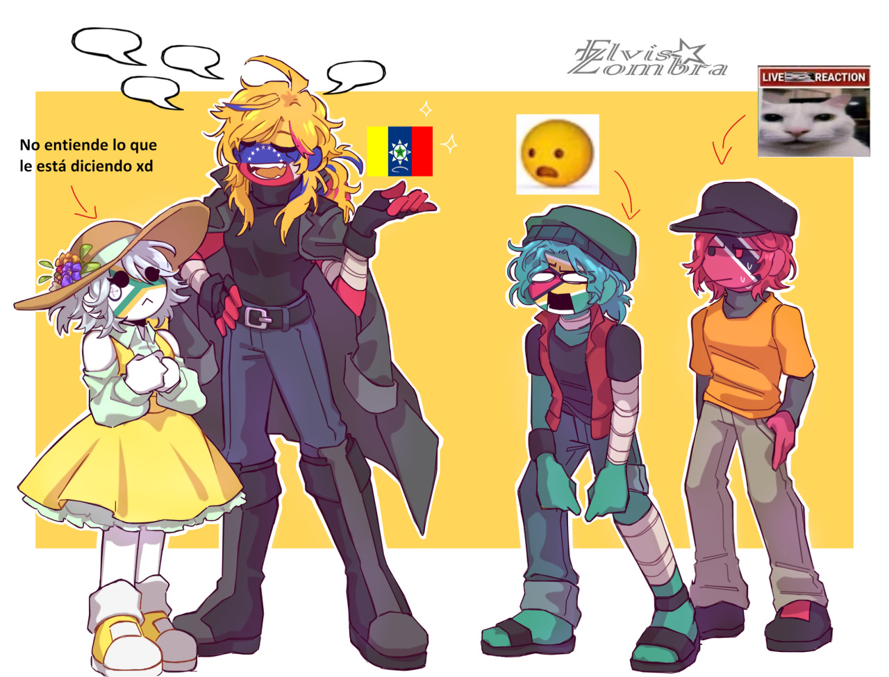 Image tagged with countryhumans ch brasil ch brazil on Tumblr