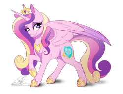 dennybutt-art:  Daily Pones 028: [G4] Princess Cadence Because the Princess of love deserves more love &lt;3   ^w^