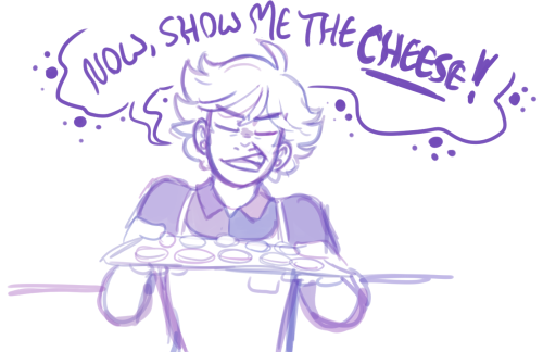 buggachat: Part 13 of my bakery “enemies” au!“WhY COulDNT YoU HaVe BecOME a ChEEse Maker InstEAD!?!?