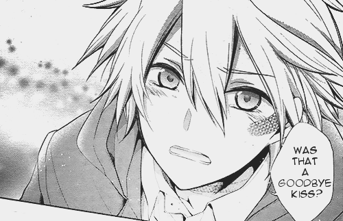 hakaitoshi:  NO. 6 Chapter 35 { 1 / 2 } { Their lips overlapped.  It was a searing,