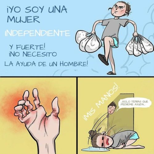 unpensadoranonimo: La ilustradora y humorista gráfica Mary Park nos explica su día a día en una relación en pareja hispanistaní, esta por determinar quien de los dos es el hispanistaní, si es que no son ambos… 