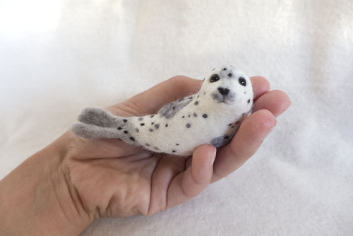 Spotted Seal Brooch available at my Etsy shop&hellip;honk?