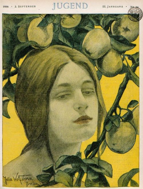 womeninarthistory: Jugend cover 1898, Julie Wolfthorn