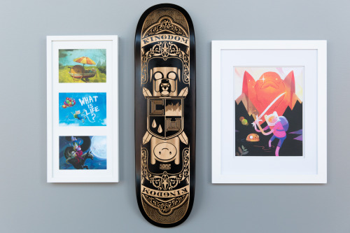 Who else needs this mathematical laser-etched Adventure Time deck…