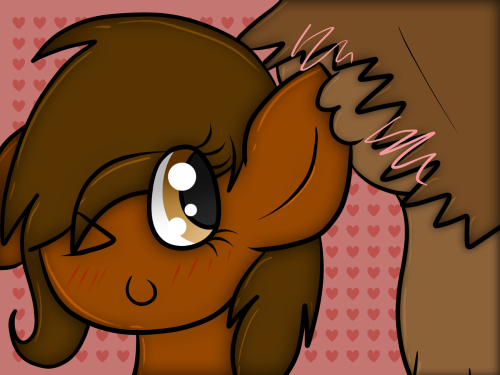 ask-pencilsketch:  uglypony:  This is just a little thank you to pencilsketch for all the amazing fan art >3< i tried to make it cute like she is, but i think i failed >3<  still looks cute! >w<  D'awww! <3