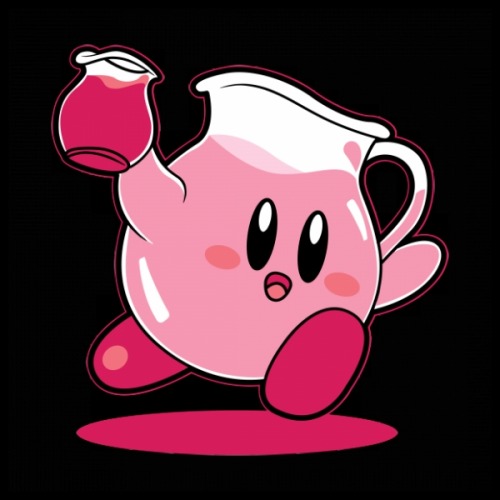 danndesigns:  Kirb-Aid On sale at Neatoshop.