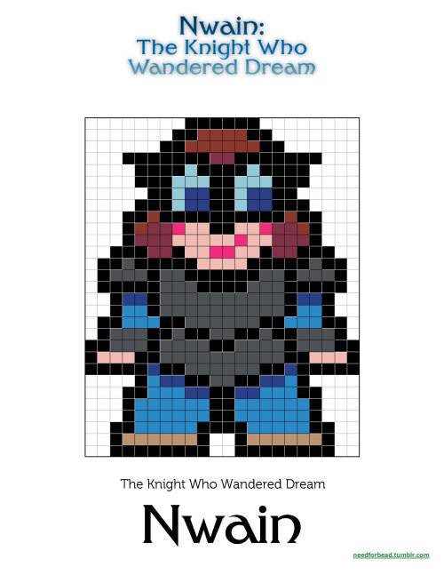 Nwain:  NwainNwain is an animated web comic created by Terrana Cliff.More Nwain perler bead des