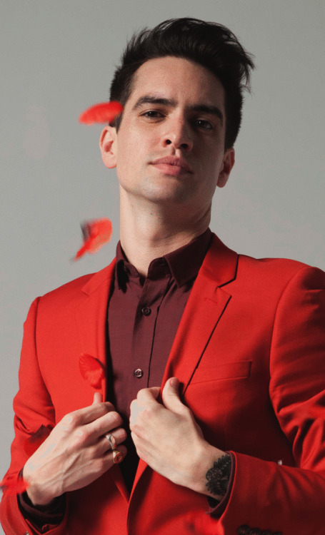 actualbrendonurie:Brendon Urie on the set for “Boys” by Charli XCX | (photo: Sarah McColgan)