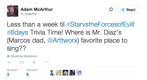 starvoicestheforcesofevil:  svtfoeheadcanons:  Things you may have forgot from Star Vs. The Forces of Evil.Marco’s dad apparently loves to sing and there’s probably going to be the an episode about it.  MUSICAL EPISODE PLEASE  A musical episode would