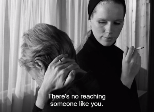 Persona (1966) directed by Ingmar Bergman