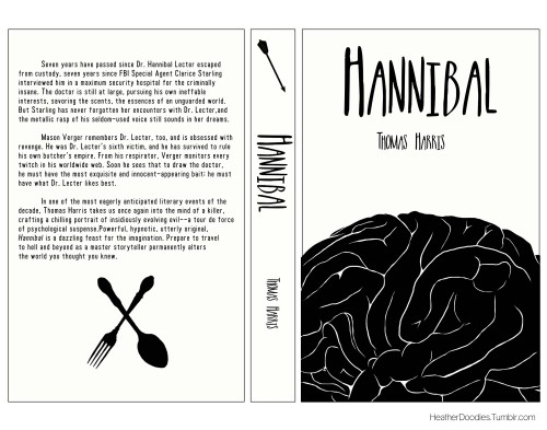licensetocannibalize:heatherdoodles:Jacket designs for Thomas Harris’ Hannibal Lecter series. These 