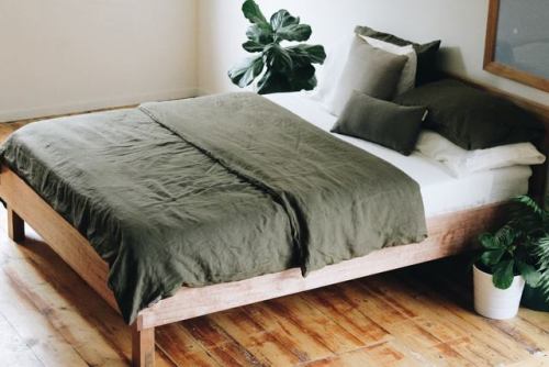 Square Bed by Al + Imo, MelbourneHeartwood