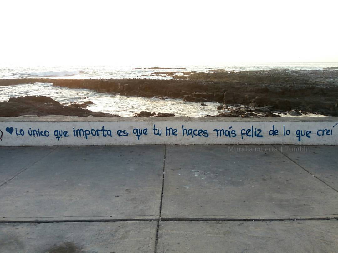 pe–culiargg:  murallamuerta:en Playa Cavancha ☹