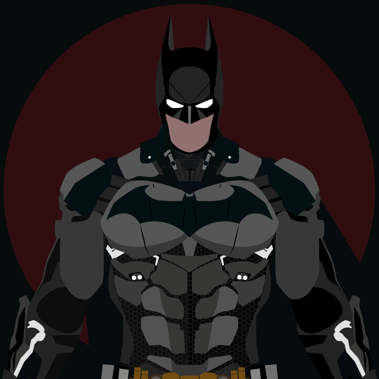 h i v e — “I'm batman” . Batman in flat design . . .