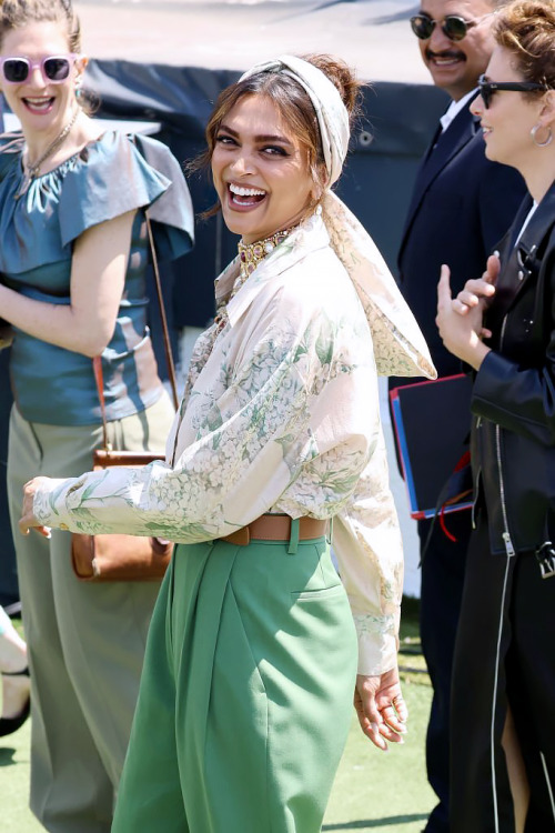 Deepika Padukone attends the photocall for the Jury during the 75th Annual Cannes Film Festival at P