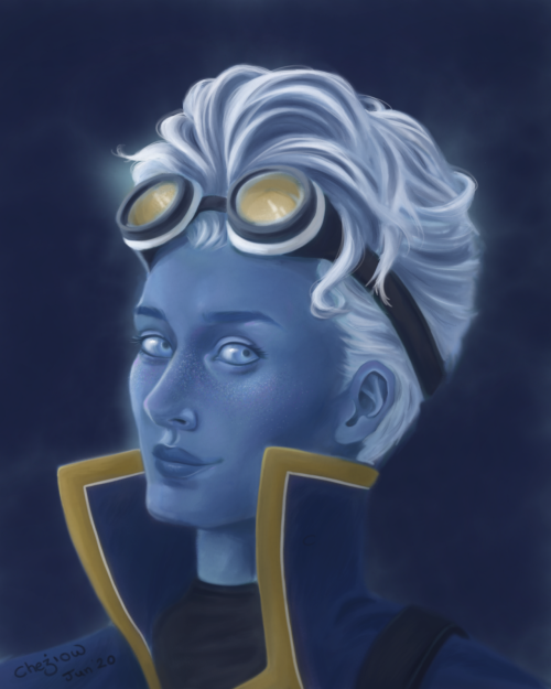 Nova V’ger I’ve really been enjoying portraits recently. I’m trying to figure out how to paint hair 
