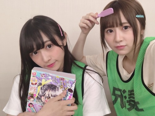 yurnahirate: りぼん10月号(長沢 菜々香公式ブログ | 欅坂46公式サイトから)