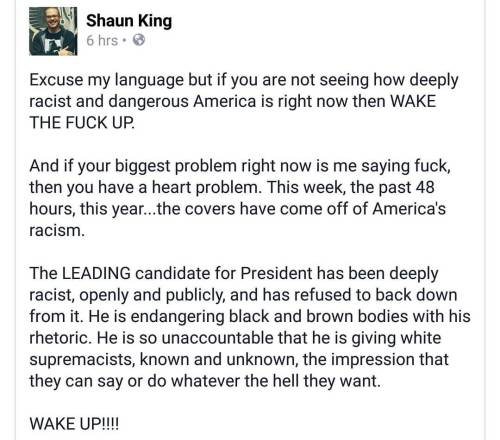 #shaunking #StayWoke