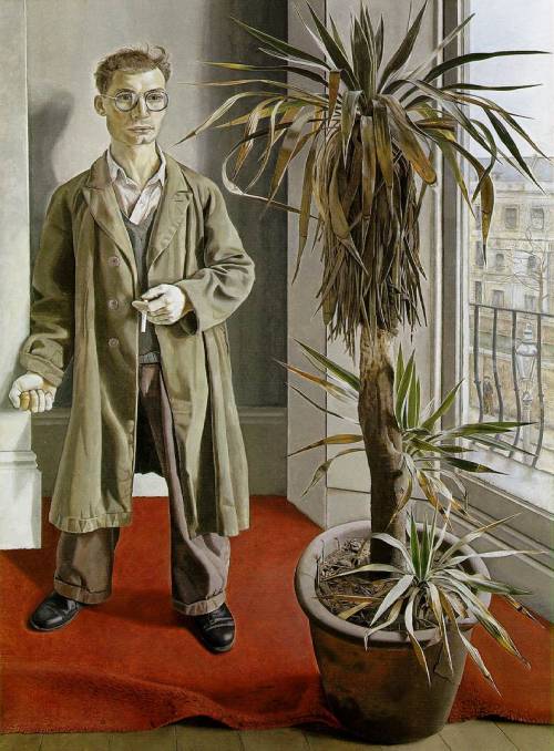 artist-freud: Interior at Paddington, 1951, Lucian FreudMedium: oil,canvas