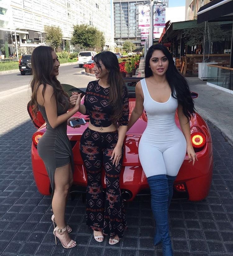 which-would-u-rather:  Which would you have ride… the girls on the car? I’d go
