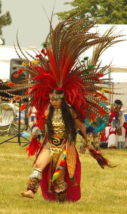 Aztec dancer.