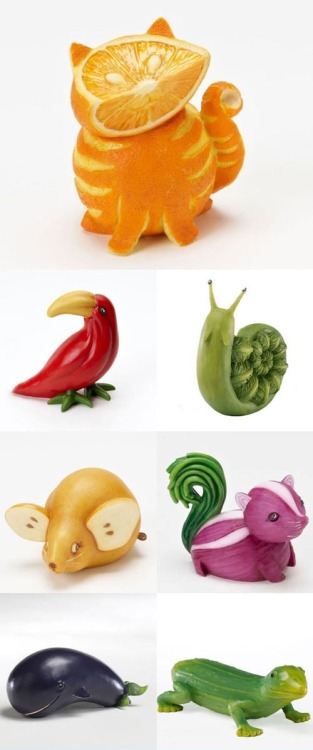 i-will-never-understand:Fruit animals.