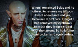 dragonageconfessions:  Confession:   When