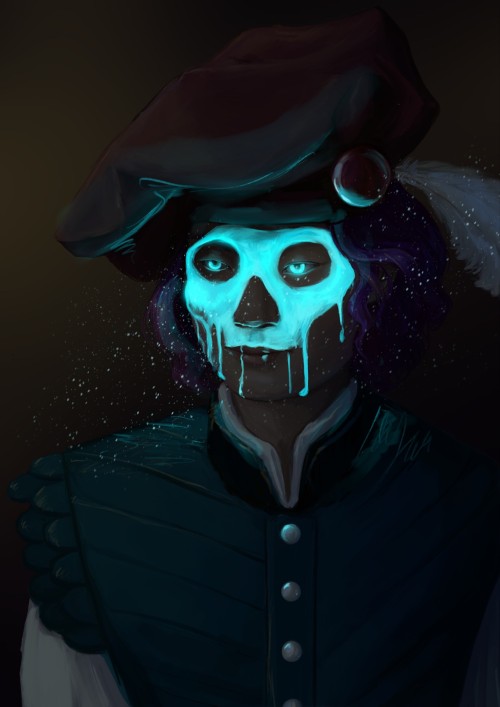 Foxfire, Totally Normal Human Merchant, Very Sensible And Not Spooky At All. Please Pay No Attention
