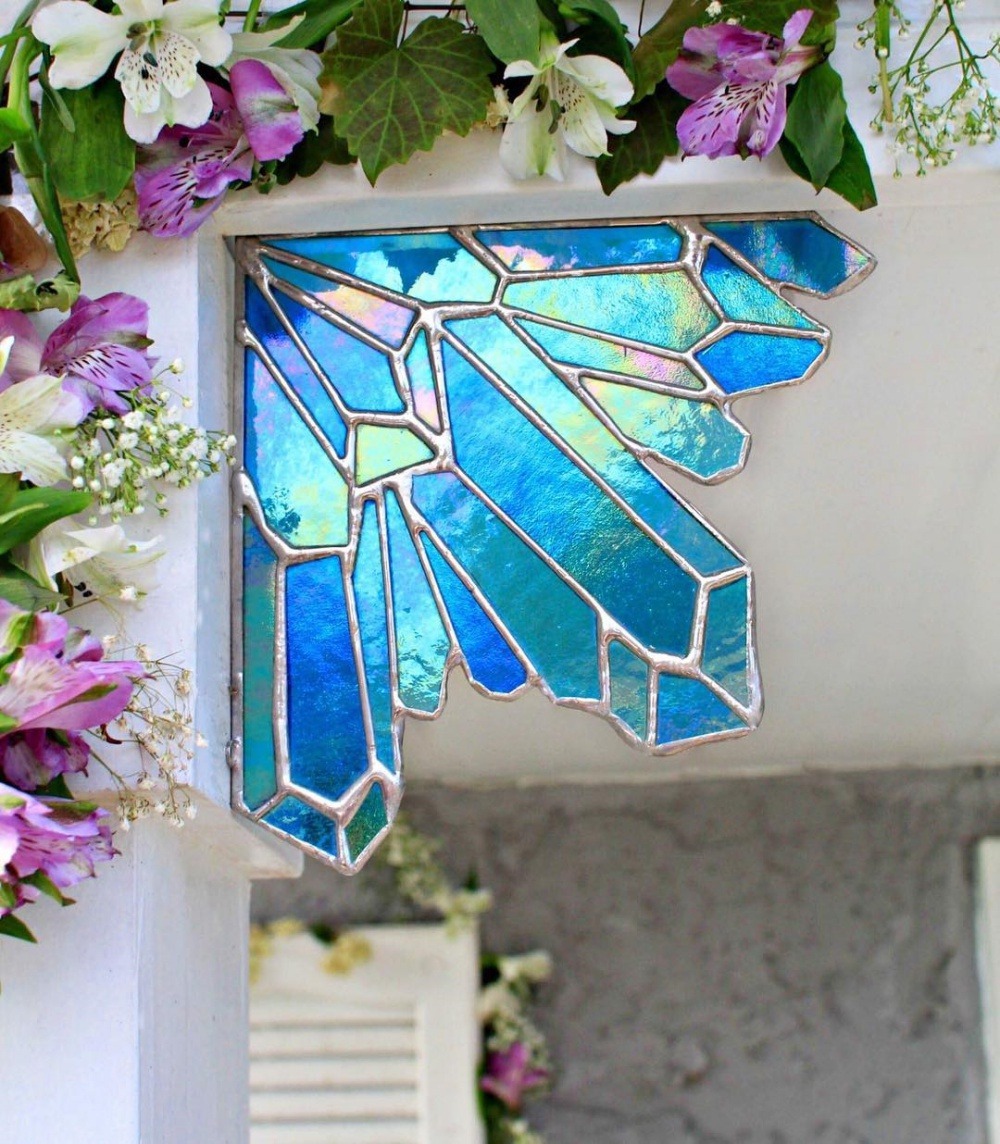 sosuperawesome:  Stained Glass Art  The Sweet Karma Bar  #Etsy #Stained Glass  