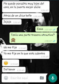 notodalavidaestaentreparentesis:  Esto es una conversación tranquila entre amigas xD 