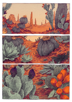 othersashas:  thomkemeyer:  wasteland  (“Your heart is not a cactus,” was what I believe you said?) 