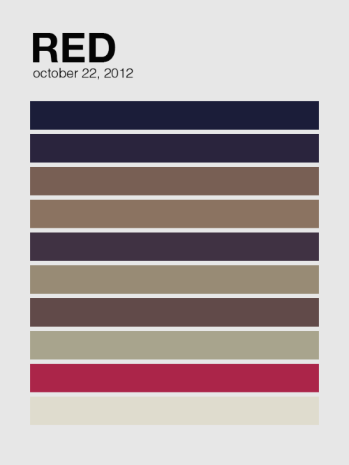 taylorrswift:taylor albums color palettes