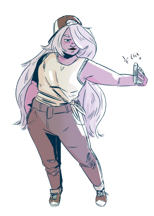 wardengrey:  I think we can all agree amethyst was serving looks during this last episode 