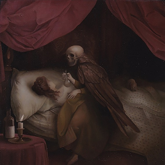 Stephen Mackey (British, b. England) - The Sandman, 2020, Paintings: Oil on Board