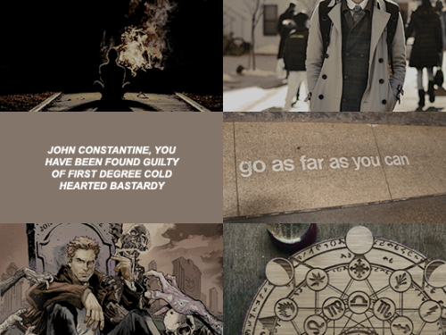 clqrkkent: justice league dark aesthetics: john constantine