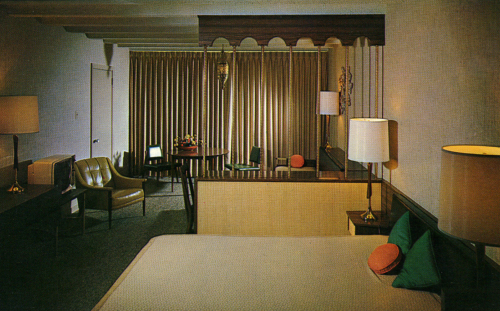 deadmotelsusa:Motel rooms of the 1960′s