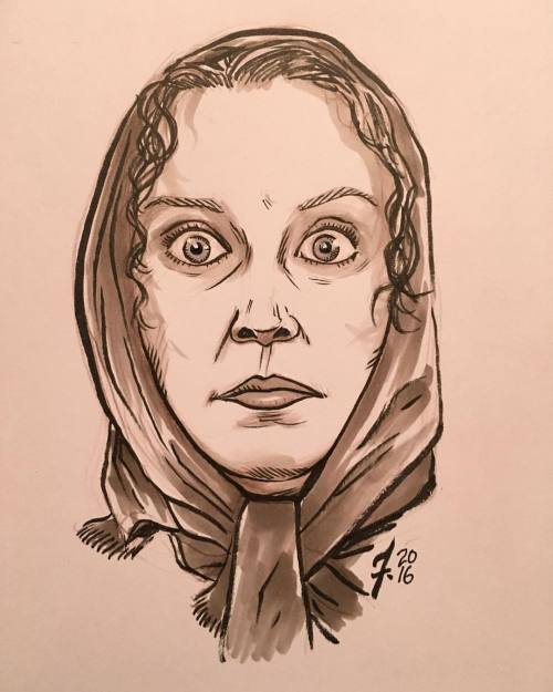 Olya Povlatsky. #inktober Day 28. #snl #katemckinnon #inktober2016