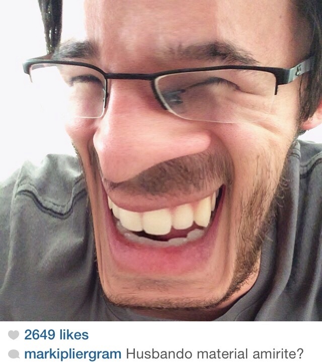 partyliketheweekend:  Markiplier, my hero… Hopped up on antibiotics 