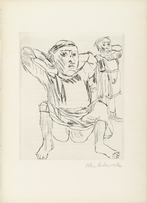 Geh, mach die Tür zu, es zieht! (Close the Door Will You, There Is a Draft!), Oskar Kokoschka, 1926 