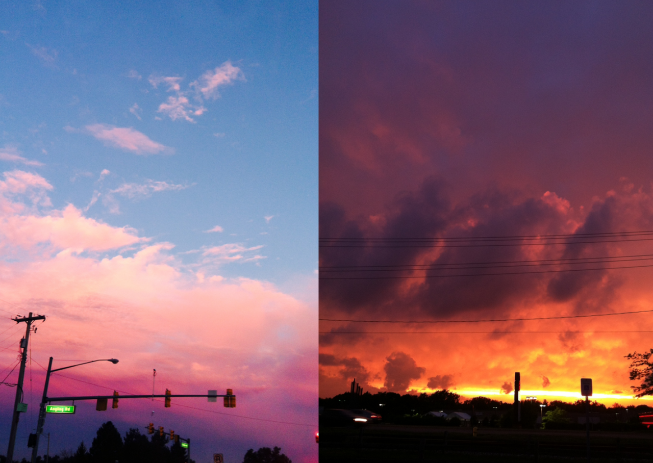 deerbite:
“ found these pictures of the sky on my phone from the summer & i can’t even believe that they’re real
”