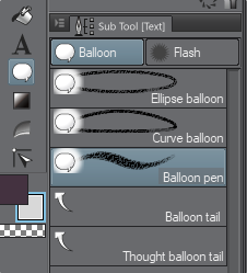 helpfulharrie:  so the balloon tool in csp lets u create speech bubbles v easily.