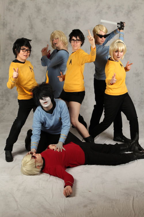 imasupermuteant: captainscoresby: kitty-maru: Trekstuck| Animazement 2013 Jake - coneyinacap Dirk - 