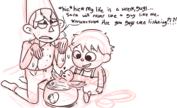 From /Co/: Beatrice Bathes In Wirt&Amp;Rsquo;S Tears. Greg Finds The Situation Less