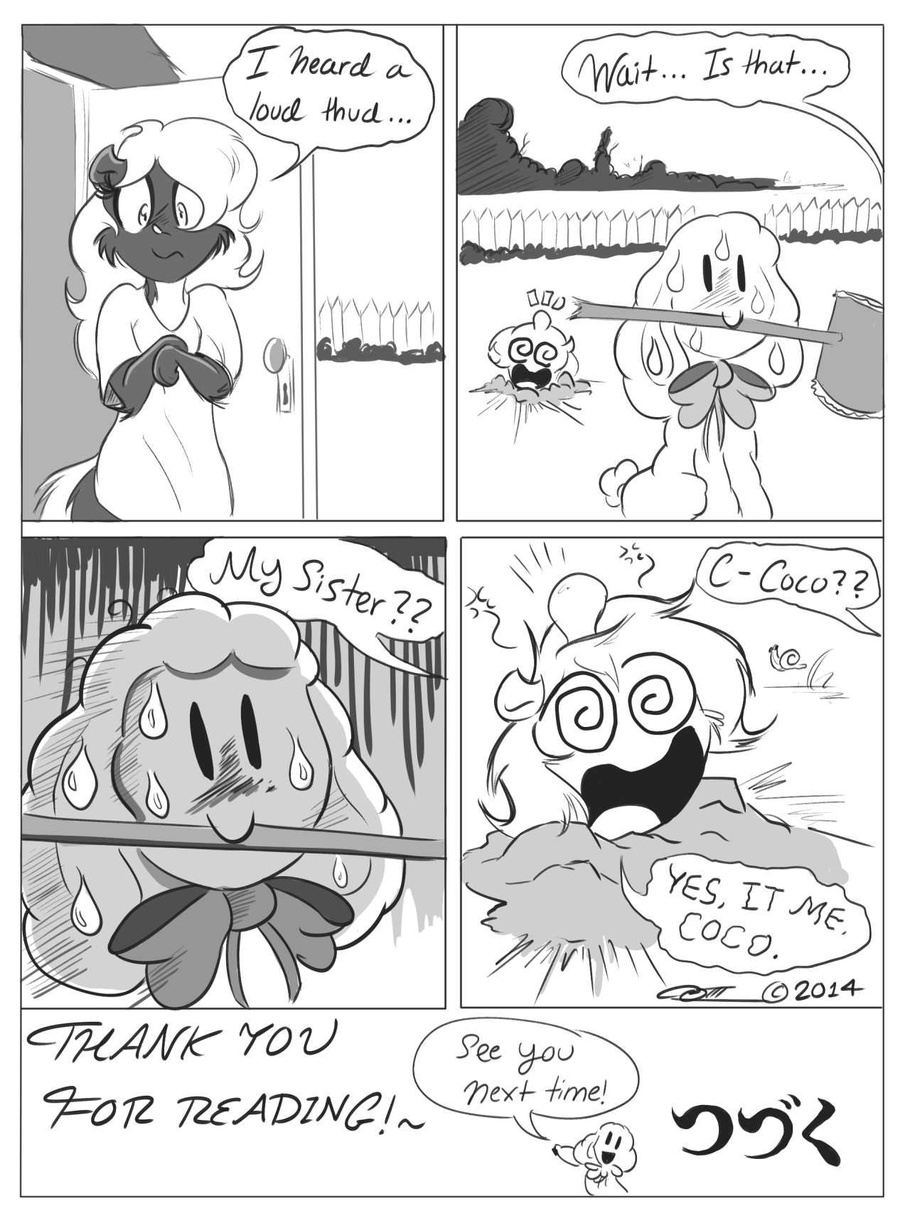 henriettalamb:  #16Surprise, fluffy butt. « Previous | Beginning | Next »  O_O;;