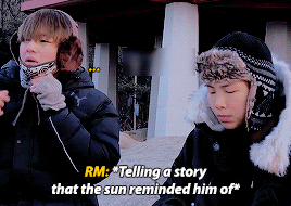 Q: If You Were To Go To A No-man Island, Who Would You Go With?RM: Tae. Rather Than Me Being Able To