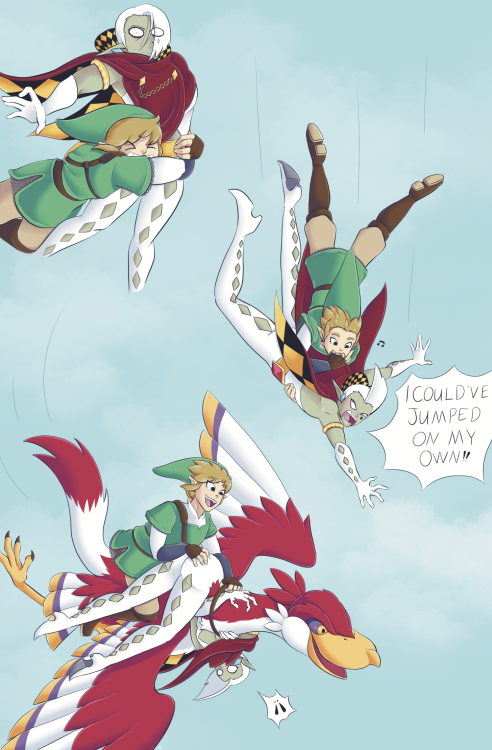 Day 2 for @ghiralink-week Flight/FallingTaking ur bae out for a flight~ &lt;3This is late but nf