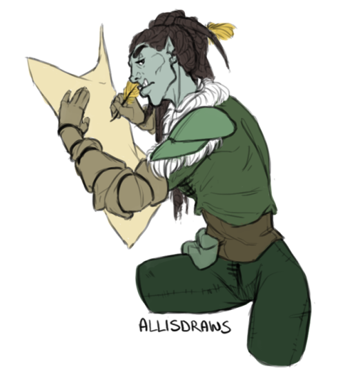 allisdraws: I think after Burp’s murder hobo days, she becomes a cartographer and casually wan