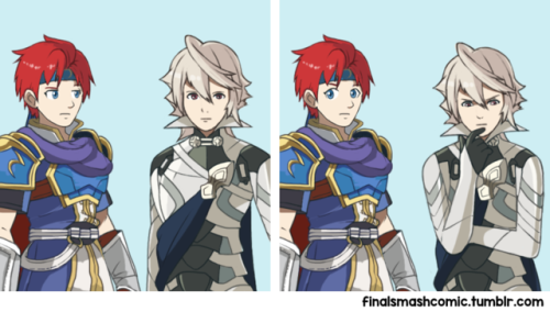 finalsmashcomic:  Super Smash Bros. Revelations A bit of a flashback here to when Corrin joined the Smash cast. Maybe he should refrain from making decisions from now on. :P (I’m sorry this is a day late - it took me a long time to draw). Full image