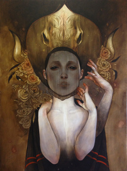 beautifulbizarremag:  Excerpt  from Leilani Bustamante’s editorial in beautiful.bizarre issue 009 ~  “Portraying visions of the human spirit, death, and elements of nature,  the mournful tone of her work communicates a sense of mysticism flanked 
